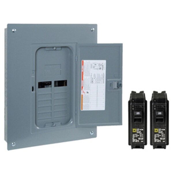 Square D By Schneider Electric HOM1224L125PGCVP 125A, 12SP Load Center, 24 Circuit 7058530 - main